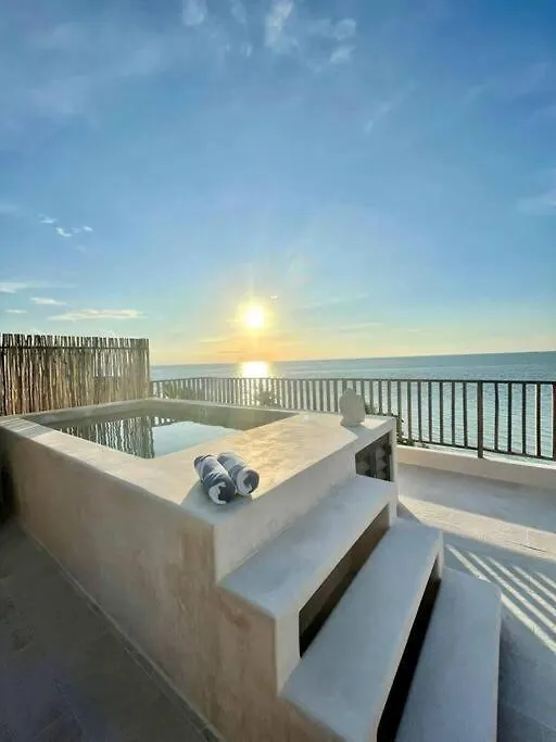 Breathtaking Ocean Vista Penthouse In Holbox At Yumbalam Villa Isla Holbox