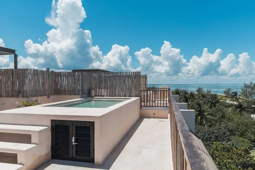 Breathtaking Ocean Vista Penthouse In Holbox At Yumbalam Villa